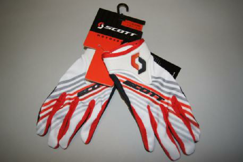 Scott Glove 250 Series 11 White/Red S