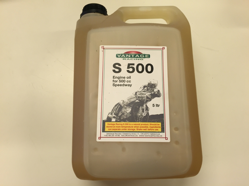 Vantage Racing S500 Olie 500cc 5 Liters
